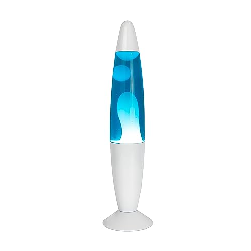 FISURA GIFTMARKET - Blau Lavalampe. Nachttischlampe