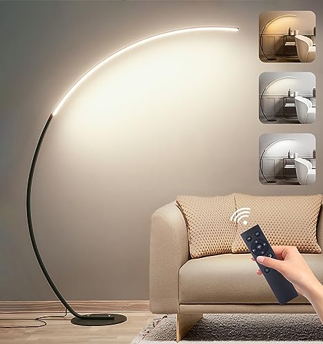 Aanyhoh LED Stehlampe Dimmbar Bogenlampe Wohnzimmer