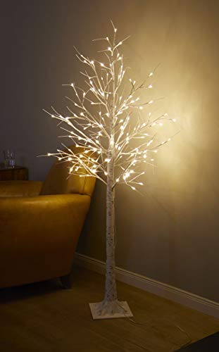 Bonetti LED Lichterbaum in Birkenbaum-Optik warm-weißen