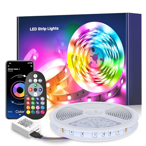 RGB led strip USB 5M streifen lichter lichtband, beleuchtung deko Bluetooth  Music Sync Steuerbar via App mit 25 Tasten Fernbedienung : :  Beleuchtung