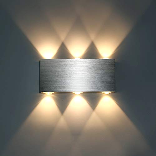 Lightess 18W LED Wandleuchte Innen Modern Up Down Wandlampe