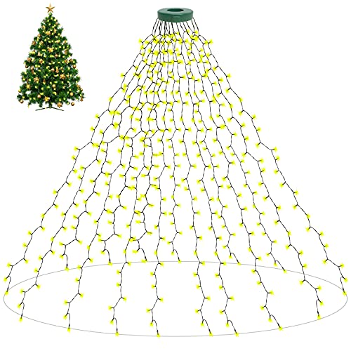 aneeway Lichterkette Weihnachtsbaum WarmWeiß