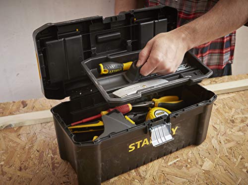 leerer Werkzeugkoffer im Bild: Stanley Werkzeugbox / Werkzeugka...