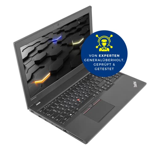 Lenovo ThinkPad T560 - 15,6 Zoll FHD Notebook - Intel Core i5 (6.Gen) - 16GB RAM - 500GB SSD - Webcam - HDMI - Bluetooth - Windows 10 Pro (Generalüberholt)