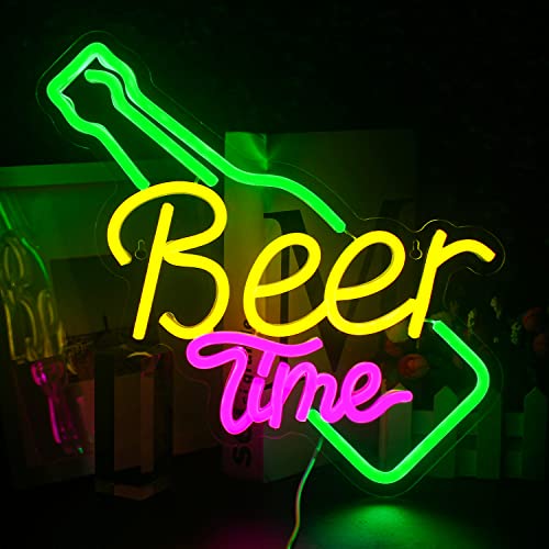 Looklight Beer Time Neonschild Bar Neon