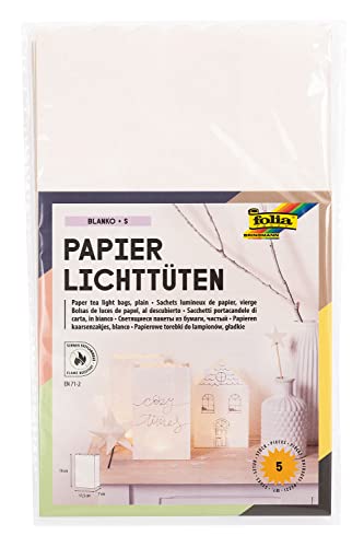 folia 11900 - Papier-Lichtertüten Blanko S