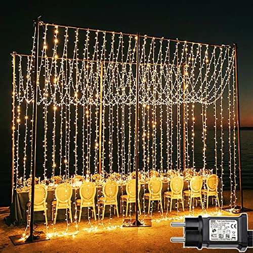 Joycome Lichtervorhang 6m x 3m 600 LED