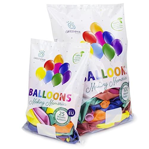 Green Paw Products Luftballons gemischte Farben