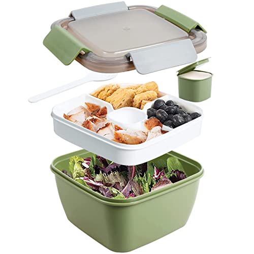Greentainer Lunchbox Auslaufsichere Bento Box mit 1 Gabel