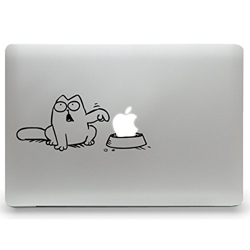 Sticker Genie CAT Hunger Aufkleber MacBook Air