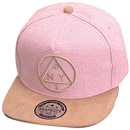 Belsen Kind Hip-Hop Dreieck Muster Cap Baseball Hut (Kind, rosa)