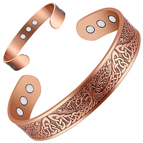 Vicmag Kupfer-Magnetarmband für Männer für Arthritis
