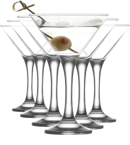 NORDIC SCHILLER LAV Luxus Martini Gläser 6er