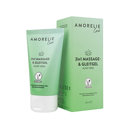 AMORELIE Care – 2in1 Gleitgel & Masagegel Aloe Vera (50 ml)