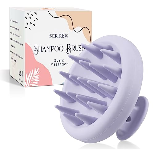 SERKER Kopfhaut Massagebürste Shampoo Bürste