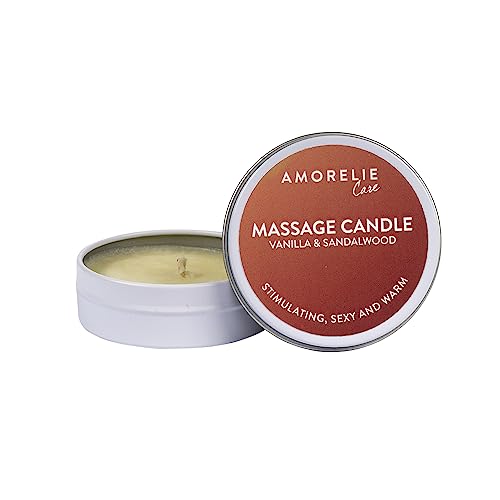 AMORELIE Care – Erotische Massagekerze Vanille