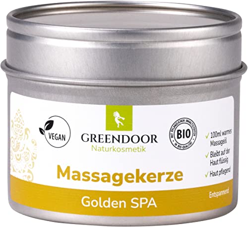GREENDOOR Natur Massagekerze Golden SPA 100 ml