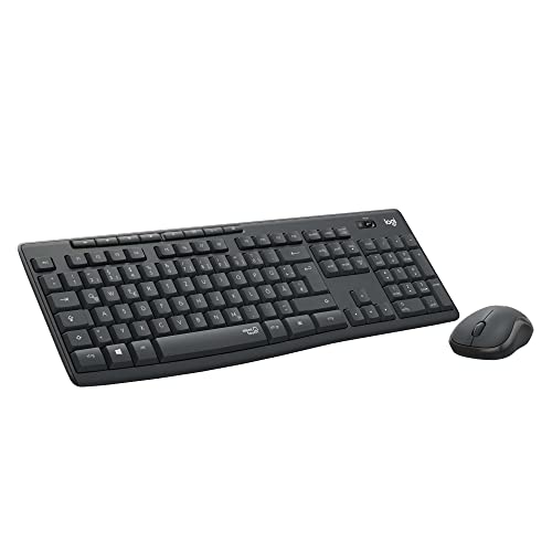 Logitech MK295 kabelloses Tastatur-Maus-Set mit SilentTouch