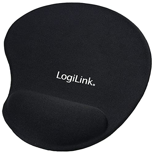 Logilink ID-0027 Mauspad mit Silikon Gel Handauflage