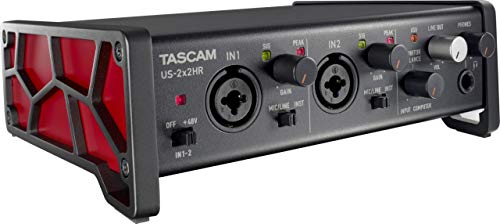 Tascam US-2X2HR USB-Audio-/MIDI-Interface (2 Eingänge, 2 Ausgänge) (US2X2HR)