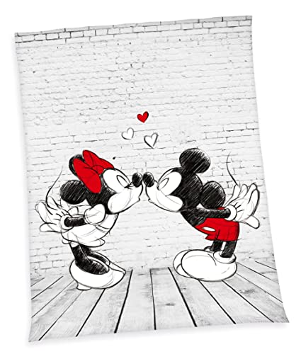 Disney XXL Kuscheldecke Mikrofaser Mickey Minnie