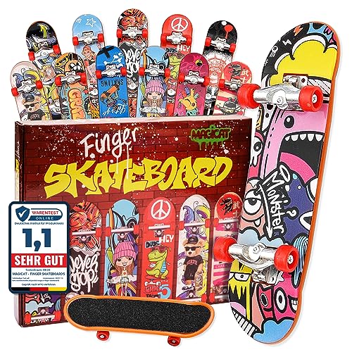Magicat Finger Skateboard Set – 12 einzigartige