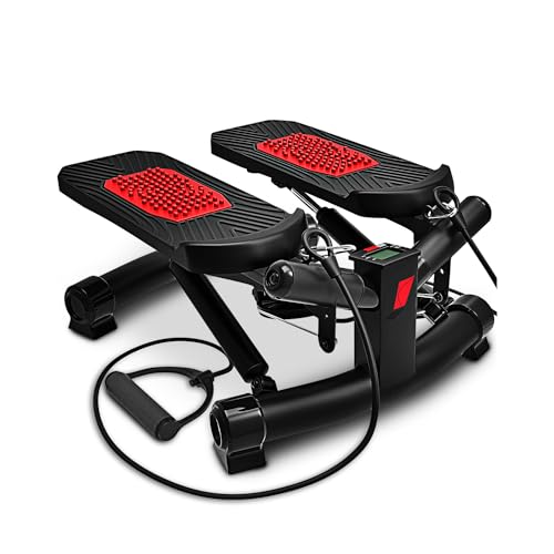 Sportstech 2in1 Twister Stepper mit Power Ropes