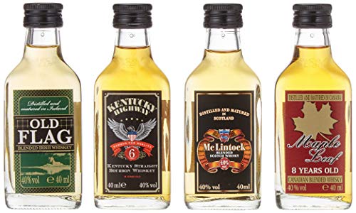 The World of Whiskey Collection 4 x 4cl