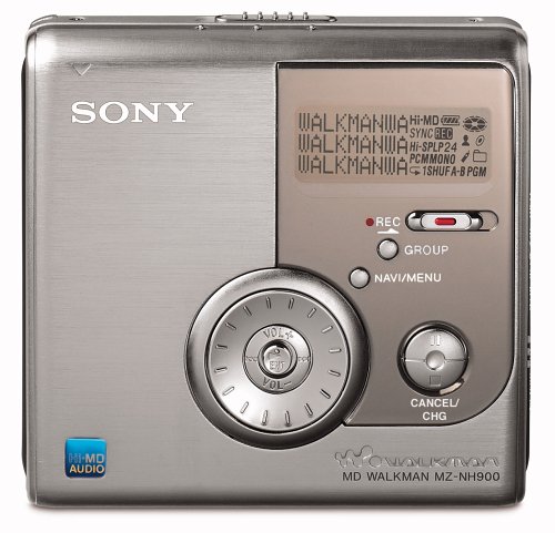 Sony MZ-NH900/S Tragbarer MiniDisc-Rekorder (Hi-MD)