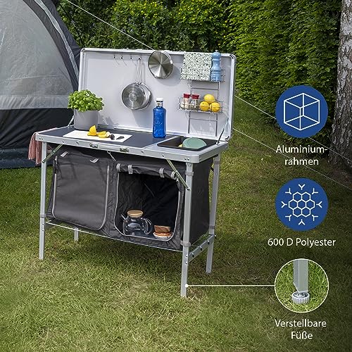 Miniküche im Bild: Campart KI-0757 Outdoor Küche Granada Campingküche