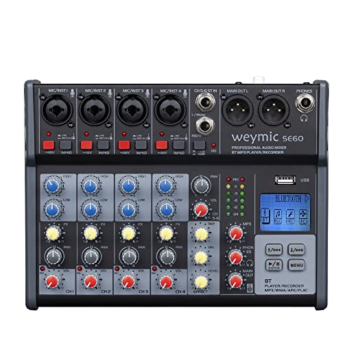 WEYMIC SE-60 Professioneller Mixer für DJ