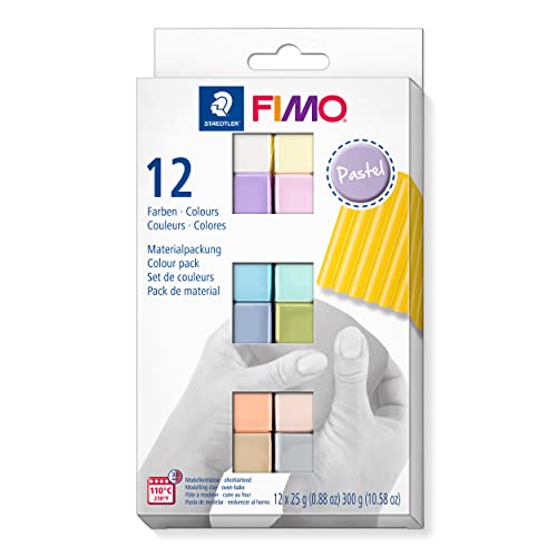 Staedtler ofenhärtende Modelliermasse FIMO soft in Pastell
