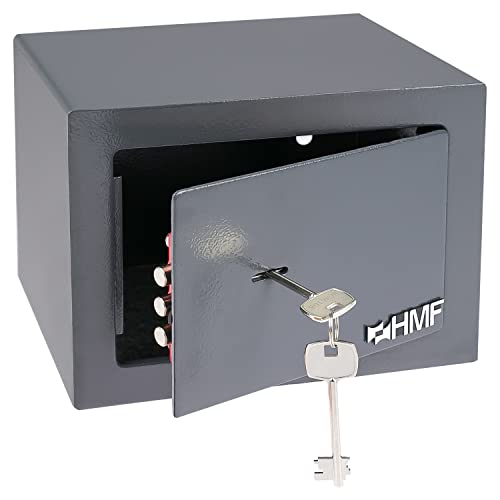 HMF 49216-11 Safe Tresor klein mit Schlüssel