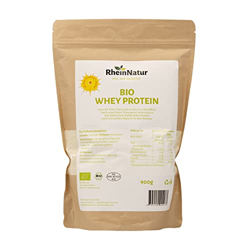 RheinNatur Bio Whey Protein-Pulver 900 g