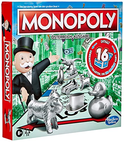 Hasbro Gaming Monopoly, klassisches Brettspiel für die ganze Familie