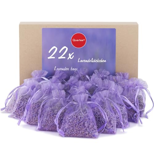 Quertee 22 Lavendelsäckchen mit duftenden Lavendel