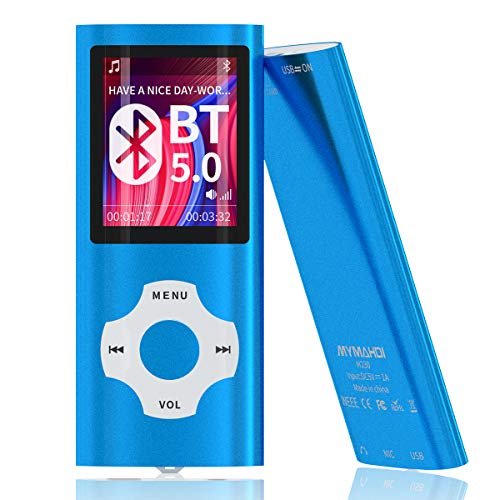 MYMAHDI Bluetooth 5.0 MP3/MP4-Player mit 32 GB