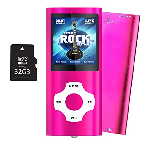 Tabmart MP3 Player mit 32GB MicroSD Speicherkarte