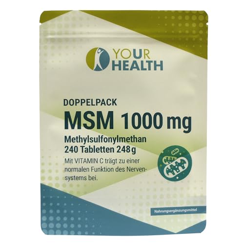 YOUR HEALTH 2er Pack: MSM 1000 mg;