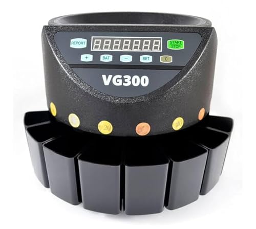 BRASQ Münzzähler Falschgeld-Detektor mit Additionsfunktion