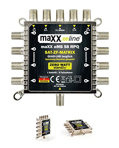 maxx.onLine Multischalter 8 Teilnehmer & 1 Satellit