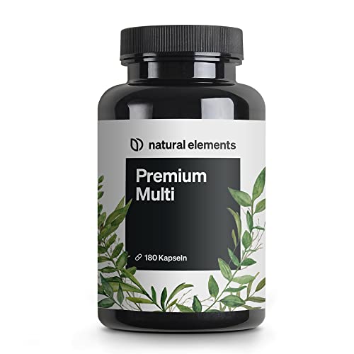 natural elements Premium Multivitamin – 180 hochdosierte Komplex