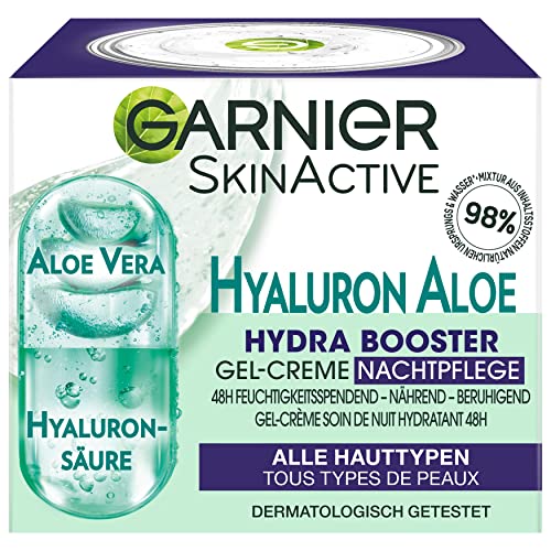 Garnier Hyaluron Aloe Hydra Booster Gel-Creme Nachtpflege
