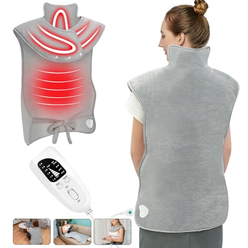Nalezuns Elektrische Heizkissen für Rücken Schulter