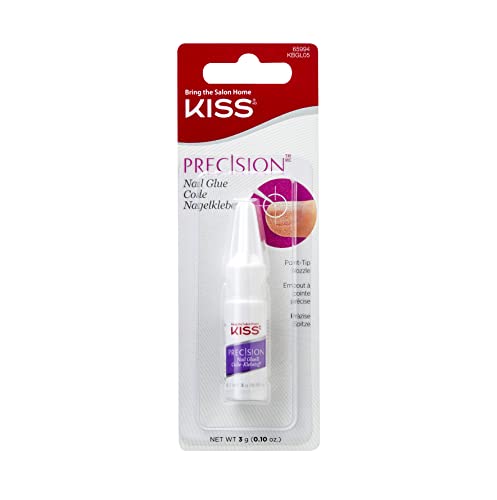 KISS Nagelkleber mit Dosierspritze 3g Transparent