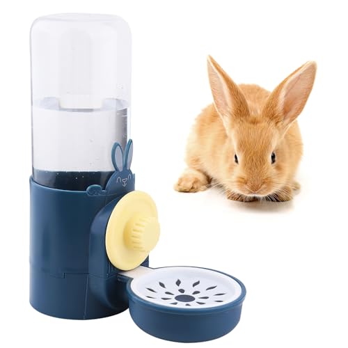 Mygeromon Trinkflasche Kaninchen Automatischer Kaninchentränke 500ml