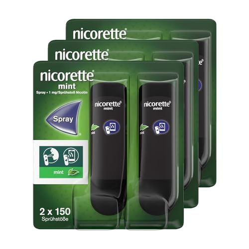 Nicorette Mint Spray 1 mg Sprühstoß 3 x 2 Stück