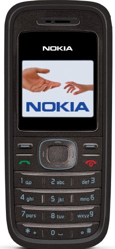 Microsoft Nokia 1208 Black (Farbdisplay, Organizer, Spiele)