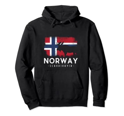 Skandinavische Norwegen Motive für Damen & Herren Norwegische Flagge Noreg Norge Skandinavien