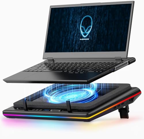 llano 2024 RGB Gaming Laptop Kühler Kühlpad mit Touch